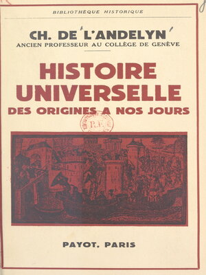 cover image of Histoire universelle, des origines à nos jours
